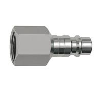 RIEGLER 141674-424.51-NPT Pezón para acoplamientos NW 7,2, acero, NPT 1/4 IG, 1 pieza