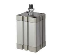 RIEGLER 15.DMA.125100 Serie ACE - Cilindro compacto, doble acción con imán, pistón de 125 mm, 100 mm, conector G de 1/4", M20 x 1,5, barras de pistón