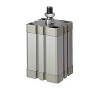 RIEGLER 15.DMA.80225 Serie ACE - Cilindro compacto de doble acción con imán, pistón de 80 mm, carrera de 225 mm, conector G de 1/8", M16 x 1,25, barras de pistón
