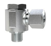 RIEGLER 158861-SWV8LST - Atornillado en ángulo orientable, G 1/4 a, diámetro exterior de tubo 8, 1 unidad