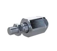 RIEGLER Acoplamiento de compensación AKM27X2 ISO 6432 para cilindro, M27 x 2 rosca de pistón