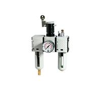 RIEGLER FUTURA 100242-FU 638 - Unidad de mantenimiento (3 piezas, PC, BG 4, G 1, 0,5-8 bar, VA, 1 unidad)