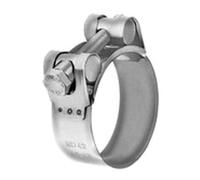 RIEGLER GBS51ES 1.4301 (W4) - Abrazadera de perno articulado (acero inoxidable, 48-51 mm, ancho de banda de 22 mm)