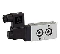 RIEGLER NAMUR 103657-551.11 - Válvula de 3/2 vías, mono, NC, aluminio anodizado, G 1/4, 230 V, 50 Hz, 1 unidad