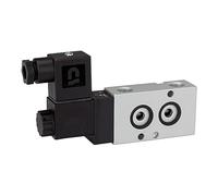 RIEGLER NAMUR 103658-551.12 - Válvula de 3/2 vías, mono, NC, aluminio anodizado, G 1/4, 24 V CC, 1 unidad
