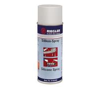 RIEGLER - Spray de silicona, lubricante, agente de protección y cuidado para plástico, goma, metal, temperatura -50 °C hasta + 250 °C, 400 ml.