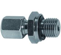 RIEGLER Tuerca de unión 112245-V 408, M18 x 1,5, diámetro exterior de tubo de 12 mm, SW1 22, acero galvanizado, 1 unidad