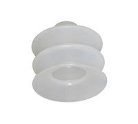 Riegler - Ventosas de fuelle redondas, 2,5 pliegues, diámetro: 20 mm, silicona ri fg2520-2