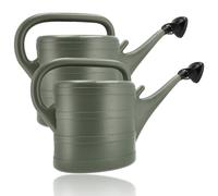 Riego 10 Litros 2 Piezas - Regadera de plástico con cabezal de pulverización - Riego para Jardín, Balcón, Plantas de interior, Flores y Huerto - Para Interior y Exterior