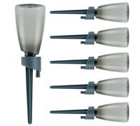 Riego Automático para Plantas Estacas de riego automático for plantación de flores, 6 uds., con válvula de Control