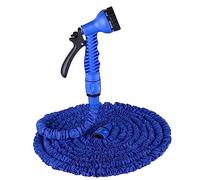 Riegolux 795229 Manguera Extensible con Pistola, Azul, 5-15 m