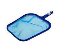 Riegolux Recogehojas de Superficie para Piscina 34 cm | Red Limpiafondos con Clip para Pértiga | Recogedor de Hojas e Insectos para Piscinas | Color Azul