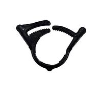 RIEGOPRO Abrazadera de Goteo para Tubería de 16mm, Bolsa de 25 Unidades, Color negro, Sujección de la tubería para Riego por Goteo y Jardinería