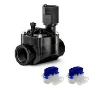 RIEGOPRO Electroválvula de riego 100-HV 1" Rosca Hembra 24v para programadores eléctricos + 2 Conectores estanco para aislar las conexiones