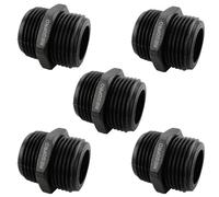 RIEGOPRO Machón igual PE Rosca Macho para Electroválvulas y Tuberías de Riego. Bolsa de 5 Unidades (1/2")