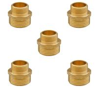 RIEGOPRO Machón reducido fabricado en latón. (1" x 1/2" - 5 Unidades)