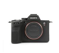 Rieibi Accesorio para Sony A7RV, funda protectora de silicona suave para cámara digital Sony A7R5/A7R V/Alpha 7R V/A7RV/A7R 5/A7RM5, funda ligera para cámara A7 RV con agarre para la piel del cuerpo,