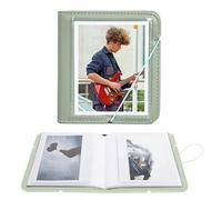 Rieibi Álbum de fotos para cámara Fujifilm Instax Wide210/Wide300/Wide400, álbum de fotos para Polaroid, película de 3.4 x 4.3 pulgadas de ancho, marco de fotos de piel sintética para álbum Instax