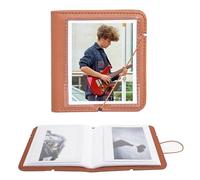 Rieibi Álbum de fotos para cámara Fujifilm Instax Wide210/Wide300/Wide400, álbum para Polaroid, película de 3.4 x 4.3 pulgadas de ancho, marco de fotos de piel sintética para álbum Instax Wide 400,