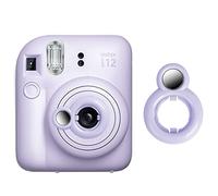 Rieibi Espejo selfie para Instax mini 12, espejo autorretrato para cámara instantánea Fujifilm Instax Mini 12, accesorios para lentes Fuji Mini 12, color morado