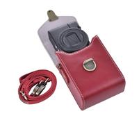 Rieibi Funda para cámara Sony RX100 y HX Series - Funda de Piel Retro para Ricoh GR IIIx III II/Canon G7X II/G7X III / SX720/SX730/SX740 / G9X/G9X II - Rojo
