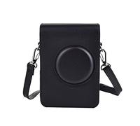 Rieibi Mini EVO - Funda de piel sintética para cámara instantánea Fujifilm Instax Mini EVO con correa de hombro desmontable