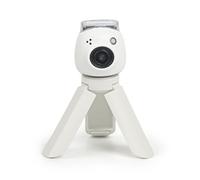 Rieibi Mini trípode para cámara instantánea Fuji Instax Pal/Instax Mini EVO/70/LOMO, blanco, plástico, antideslizante, cabeza de inclinación panorámica, 3 x 8,2 cm plegado, 3 cm de altura y ancho