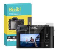 Rieibi Paquete de 3 protectores de pantalla para cámara digital Leica Q2/Q3, película de vidrio templado de dureza 9H de 0.25 mm para Leica Q2/Q3 ultratransparente, antihuellas, antiarañazos