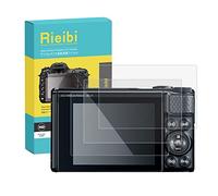 Rieibi Protector de pantalla para cámara digital Canon PowerShot SX740 hs SX730 hs, 0,25 mm, dureza 9H, película de vidrio templado para Canon SX740 SX730, antihuellas, antiarañazos, ultratransparente