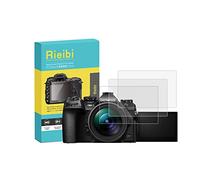 Rieibi - Protector de pantalla para cámara digital Olympus OM-1 OM1 2022, 0,25 mm de dureza 9H para sistema OM OM-1 OM1 antiarañazos