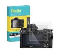 Rieibi Protector de pantalla para cámara digital Z5 Z6 Z7 Z9/Z6 II Z7 II ZF, 0,33 mm, 9H, dureza de 9H, película de vidrio templado para Z 6 Z 7 Z 9/Z 7II Z 6II, antihuellas, antiarañazos