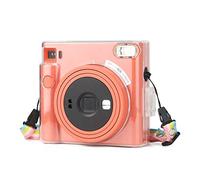 Rieibi Square SQ1 - Funda para cámara instantánea Fujifilm Instax Square SQ1, Funda compacta con Correa de Hombro Ajustable, Claro