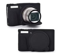 Rieibi SX740 - Funda de silicona para cámara Canon Powershot SX740/SX730, funda protectora de silicona compatible con cámara digital Canon SX730/SX740 HS, color negro