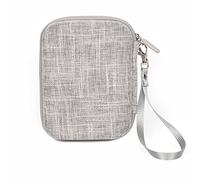 Rieibi Travel Hard Link Series - Funda protectora rígida de EVA para impresora Fujifilm Instax Mini Link/Link 2/Square Link/SQ Link con correa para la muñeca, color blanco y gris