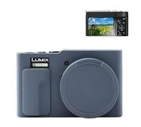 Rieibi TZ99 - Funda Protectora de Silicona Suave para cámara Panasonic Lumix DC-TZ99, Accesorios con 2 Protectores de Pantalla, Ligera, Color Azul Marino