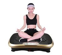 RIEJIN Máquina de Ejercicios con Placa vibratoria - Plataforma de Ejercicios con vibración for Entrenamiento de Todo el Cuerpo con Bandas de Bucle - for Dar Forma, tonificar, Bienestar y recuperación