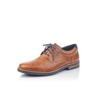 Rieker - 13500-25, Zapatos de Cordones Derby Hombre, Marrón (Peanut/Ozean 25), 42 EU