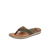 Rieker 21095, Sandalia Hombre, Verde, 43 EU