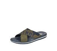 Rieker 21098, Pantuflas Hombre, Verde, 40 EU