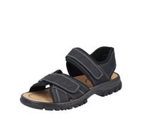 Rieker 25051 Sandalias para hombre, Negro, 44 EU