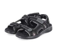 Rieker 26450-00 Sandalias clásicas para hombre de piel y textil en negro, talla 40, Negro , 41 EU