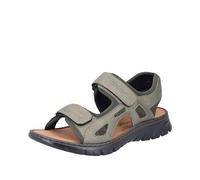 Rieker 26761, Sandalia Hombre, Verde, 42 EU