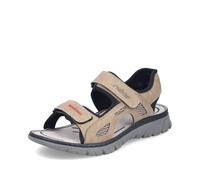 Rieker 26761 - Sandalias de trekking para hombre, color beige, talla 42 EU