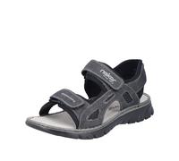 Rieker 26763, Sandalia Hombre, Gris, 43 EU