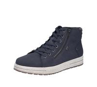 Rieker 30721, Zapatos con Cordones Hombre, Azul, 42 EU Ancho