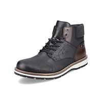 Rieker 38434, Botas Hombre, Black-Chestnut-Granite, 45 EU