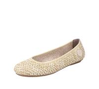 Rieker 41480, Zapatos Tipo Ballet Mujer, Beige, 36 EU
