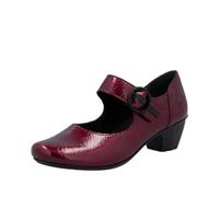 Rieker 41756 Zapatos de tacón para Mujer, Rojo, 37 EU