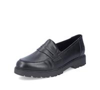 Rieker 45560, Mocasines Mujer, Negro 02, 38 EU