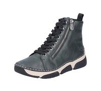 Rieker 45920, Botas con Cordones Mujer, Verde, 38 EU